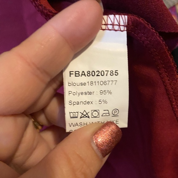 High low top burgundy NWOT - Picture 2 of 6